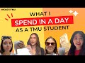 How much i spend in a day as a tmu student