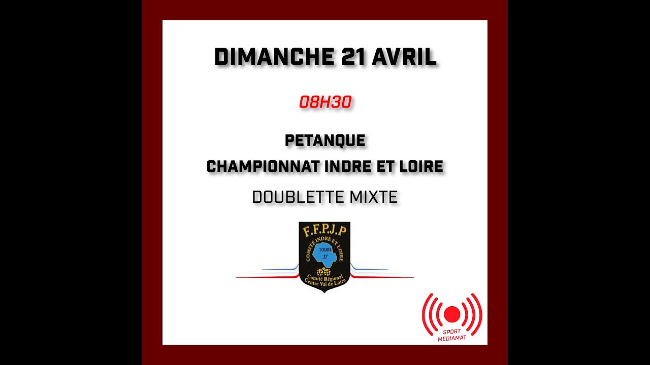 Miniature : Pétanque - Championnat Indre et Loire - Doublette Mixte