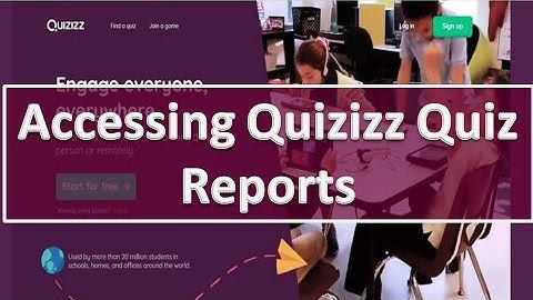 Quizizz : Part-05 Assessing Quiz Reports created in Quizizz  and assigned to your students