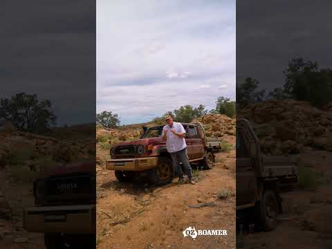 Toyota LandCruiser 70 Series launched at Broken Hill #shorts