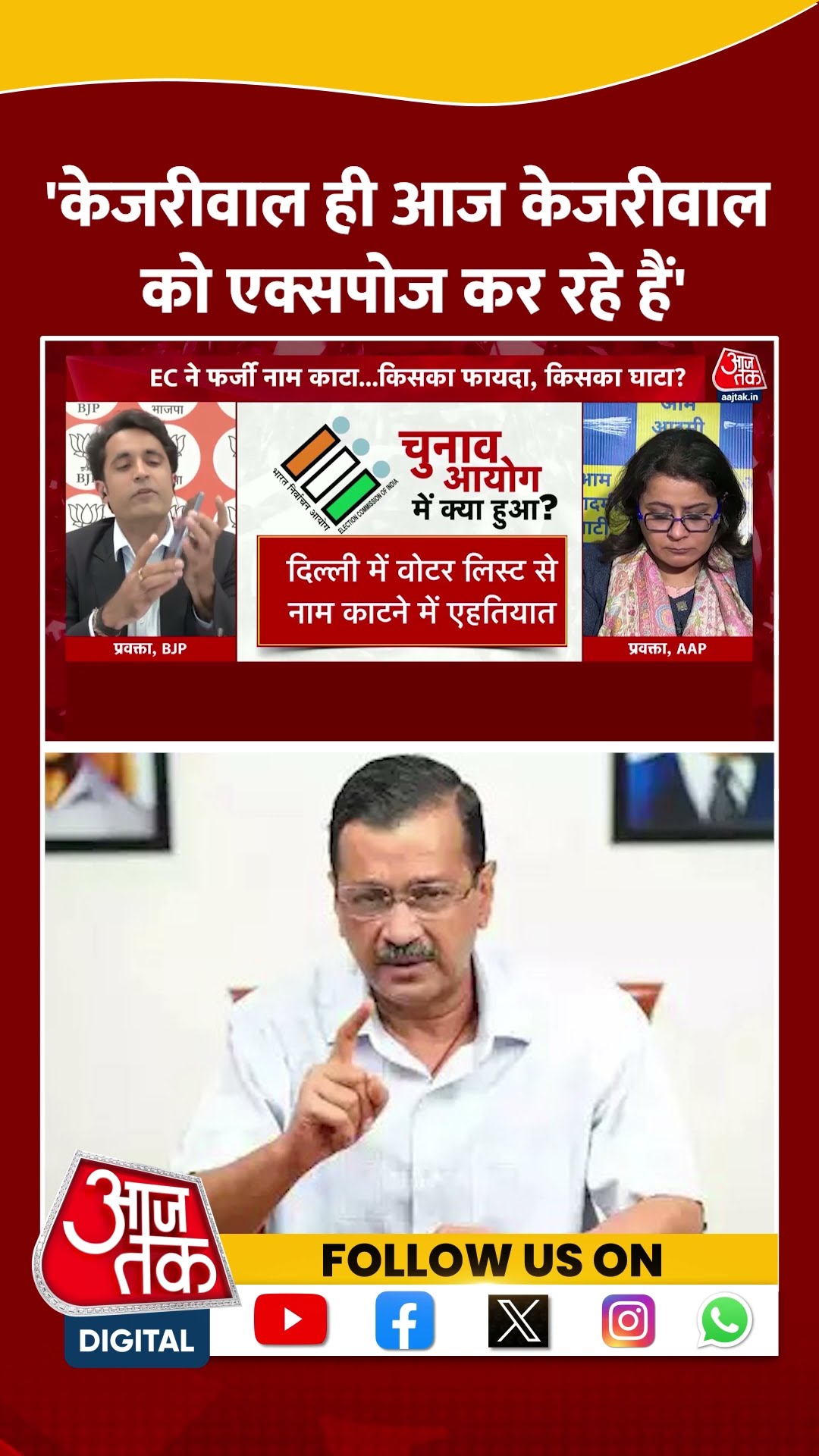 Kejriwal ही आज Kejriwal को एक्सपोज कर रहे हैं: Pradeep Bhandari #shortsvideo #bjpvsaap #viralvideo