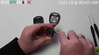 How To Replace A 2001 - 2005 Lexus IS 300 Key Fob Remote Battery IS300 FCC ID:  HYQ1512V