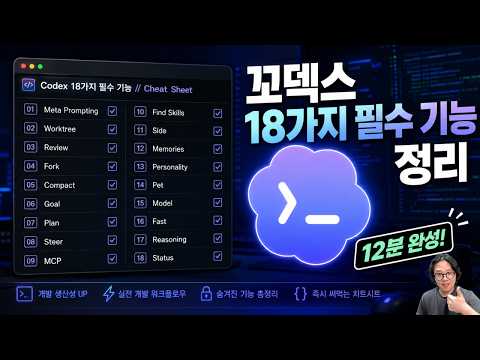 코덱스 18가지 필수 기능 12분 정리