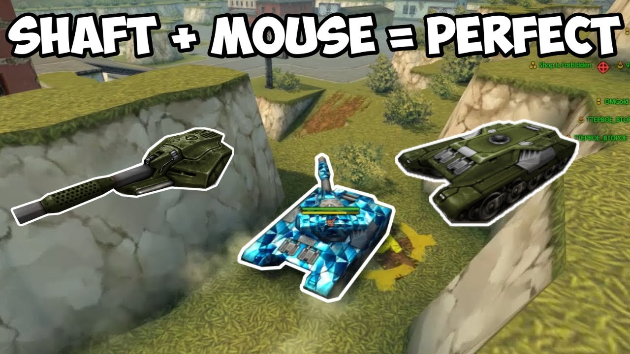 Tanki Online - M1 SHAFT/VIKING WITH MOUSE | GAMEPLAY