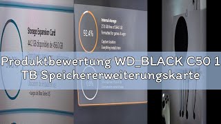 Produktbewertung WD_BLACK C50 1 TB Speichererweiterungskarte für Xbox, Floral Fusion (offiziell lize