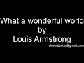 Louis armstrong   what a wonderful world