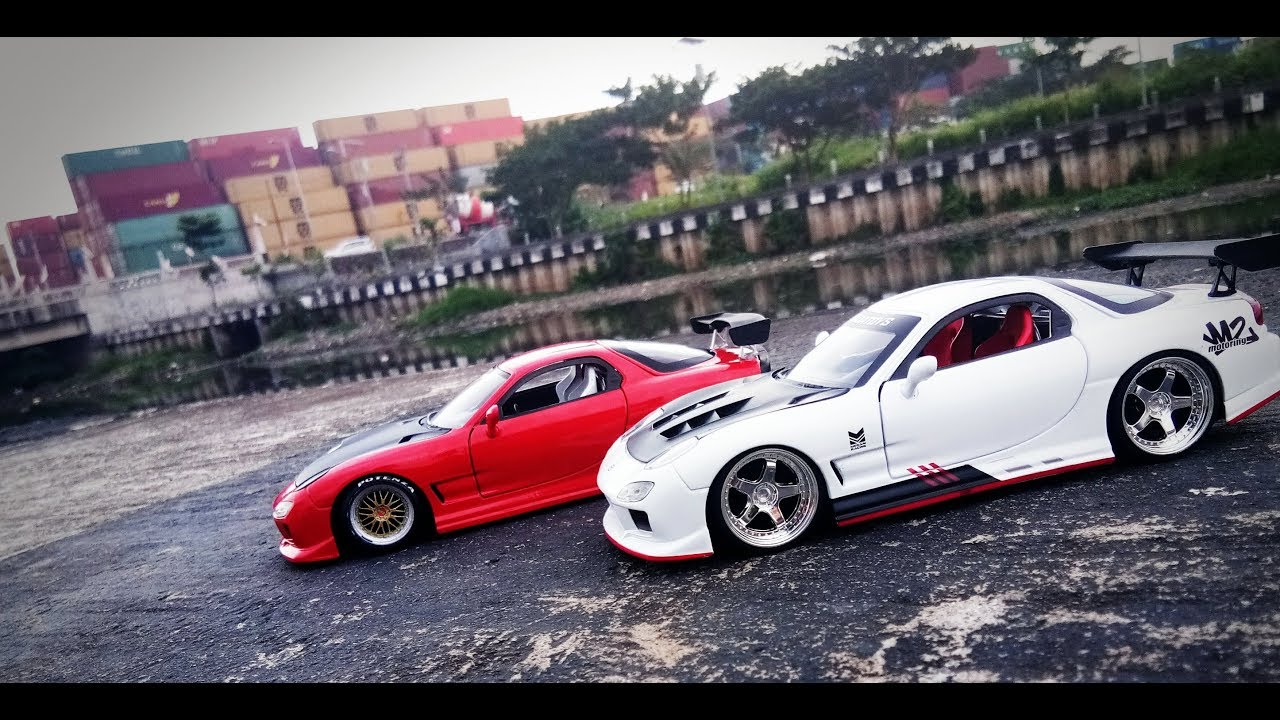 Unboxing Mazda Rx7 Fd Jdm Tuner M2 Motoring Jada Toys Scale 1 24