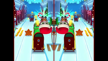 Tom Gold Run- New Unlocked Santa Tom Turbo Speed in Reverse Challenge- Santa Tom Gameplay Backwards