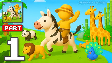 My Perfect Zoo - Gameplay Walkthrough Part 1 - Grow Cute Animal Worlds (iOS, Android)