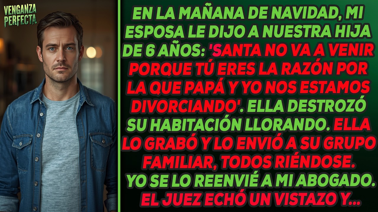 En Navidad, mi esposa culpó a nuestro hijo de 6 años del divorcio y dijo que Santa no vendría.