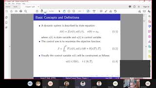 What is Optimal Control Theory?  A lecture by Suresh Sethi