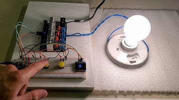 AC Dimmer Push Button Control