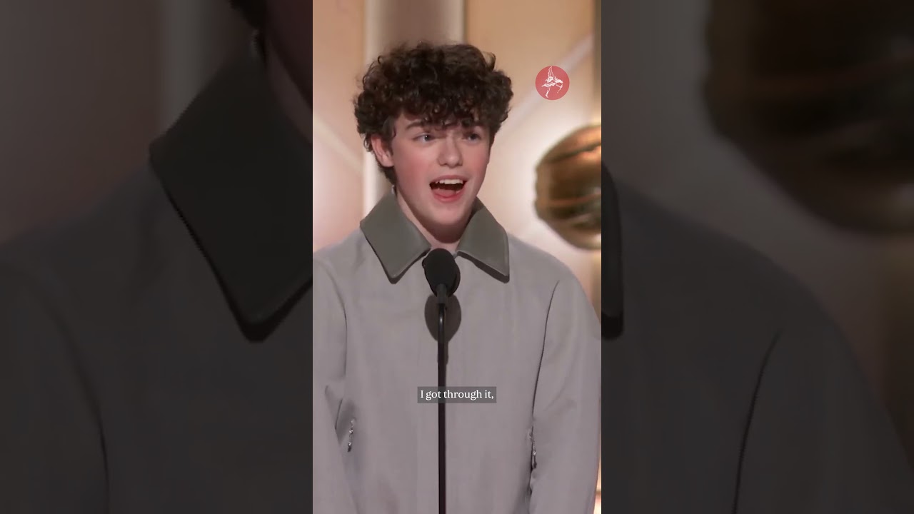 Adolescence star Owen Cooper, 16, makes history with Golden Globes win