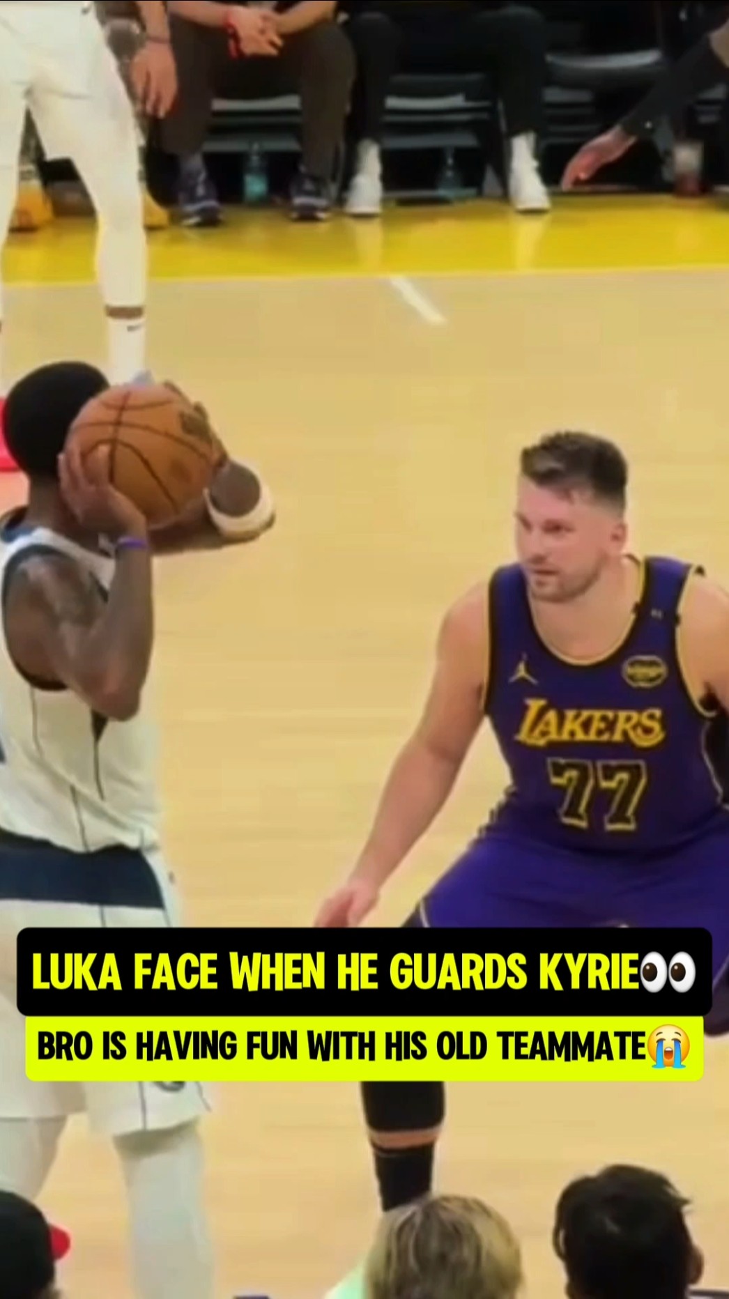 Luka was ready for Kyrie?
