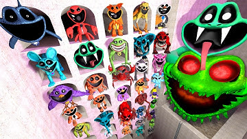 DESTROY EVOLUTION OF SMILING CRITTERS in ABYSS POOL - POPPY PLAYTIME CHAPTER 3 in Garry