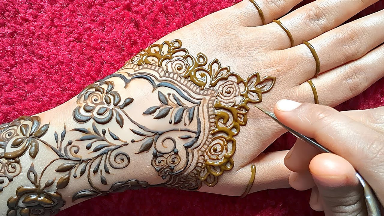 Ramzan Special Mehndi Design | Easy Back Hand Mehndi Design | Simple Eid Mehndi Design