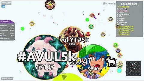 AGAR.IO SERVER TAKEOVER WITH BOTS #543 || OP-BOTS.COM