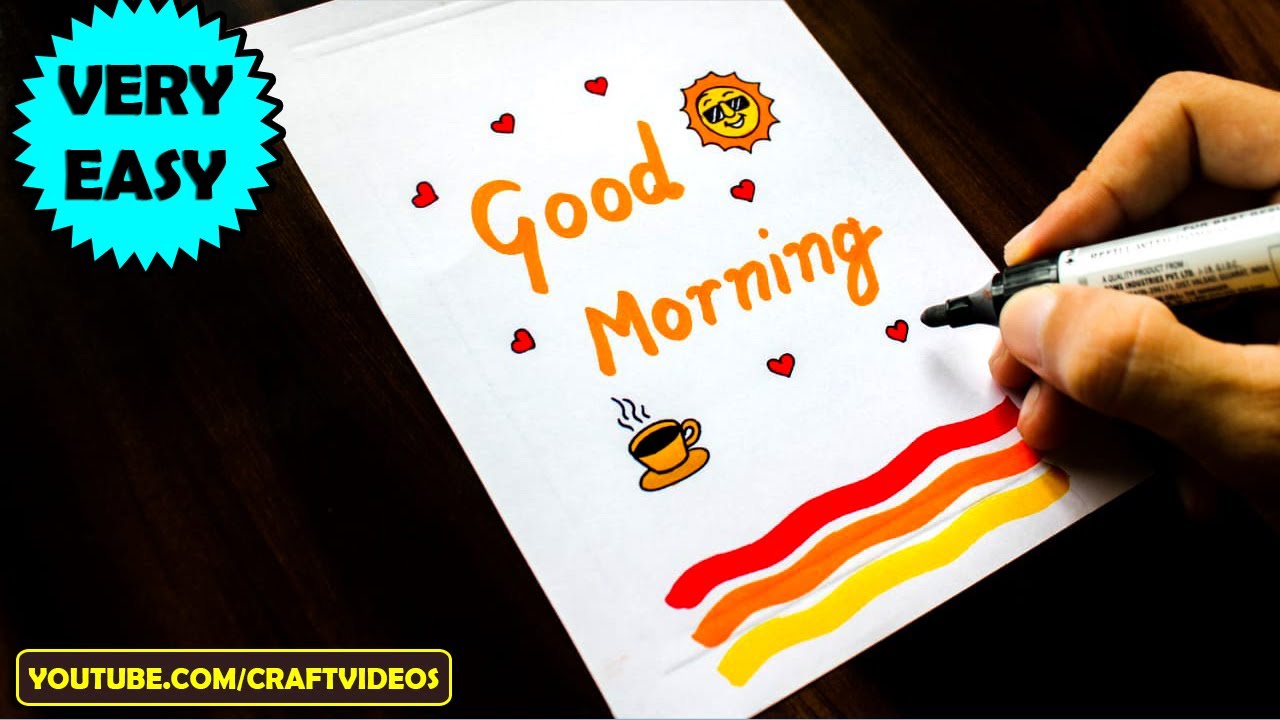 Morning Drawing Pictures - Good Morning Drawing | Bodaswasuas