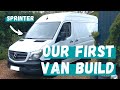 Ep.1 Van build Series | Studwork, side window &amp; sound deadening - Mercedes Sprinter
