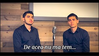 Samuel  Ionatan Din Mizil  De Acea Nu Ma Tem  Cover