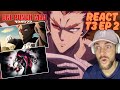 VEM LUTA BOA AÍ! SAITAMA 3 X 0 GAROU! REACT ONE PUNCH MAN EP 2 TEMPORADA 3 