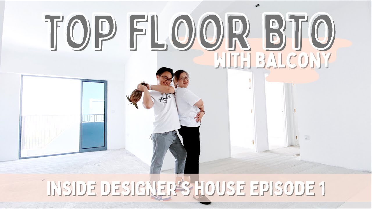 HOUSE TOUR: Singapore 4-room Top floor BTO with tiny balcony | BTO HDB Renovation | EP 1 | with sub