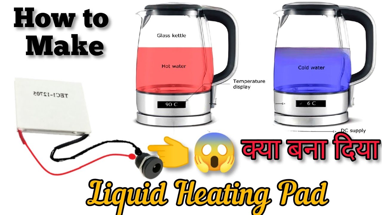 How to make Liquid Heating Pad Water Heater Using peltier👨‍🔬