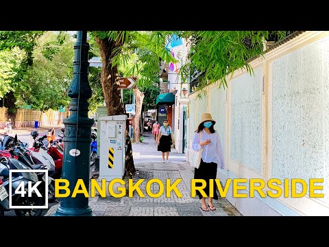 Tha Maharaj to Sanam Luang Bangkok Riverside Thailand Travel Walking Tour (ท่ามหาราชไปสนามหลวง)