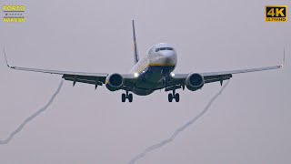 Wing Vortex  -  Ryanair Boeing 737-800  -  OPO/LPPR