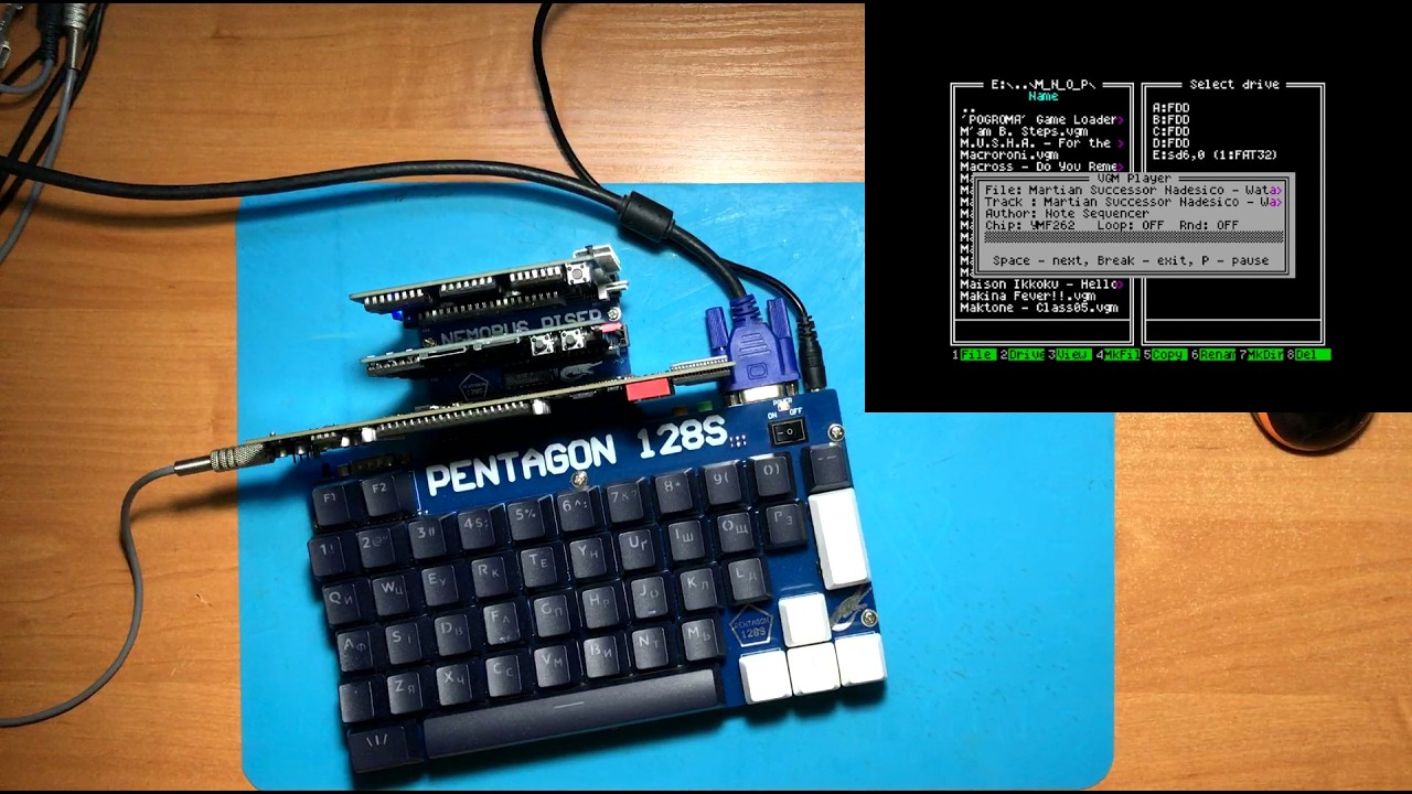 ZX-MultiSoundMax - OPL3 на Pentagon128S - YouTube