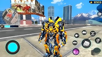 Bumblebee jet robot car transformation 2024 New Update #11 - Android Gameplay