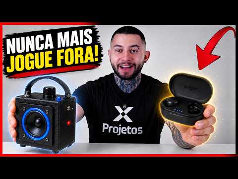 Como Fazer uma CAIXA DE SOM POTENTE e BARATA!