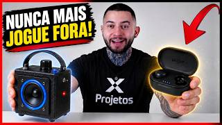 Como Fazer uma CAIXA DE SOM POTENTE e BARATA!
