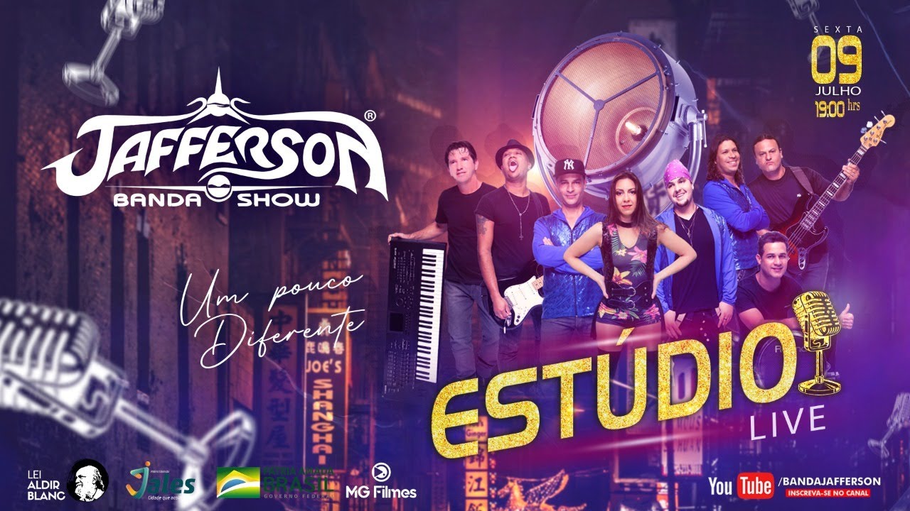 BANDA JAFFERSON ESTÚDIO LIVE YouTube