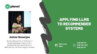 Applying LLMs to Recommender Systems