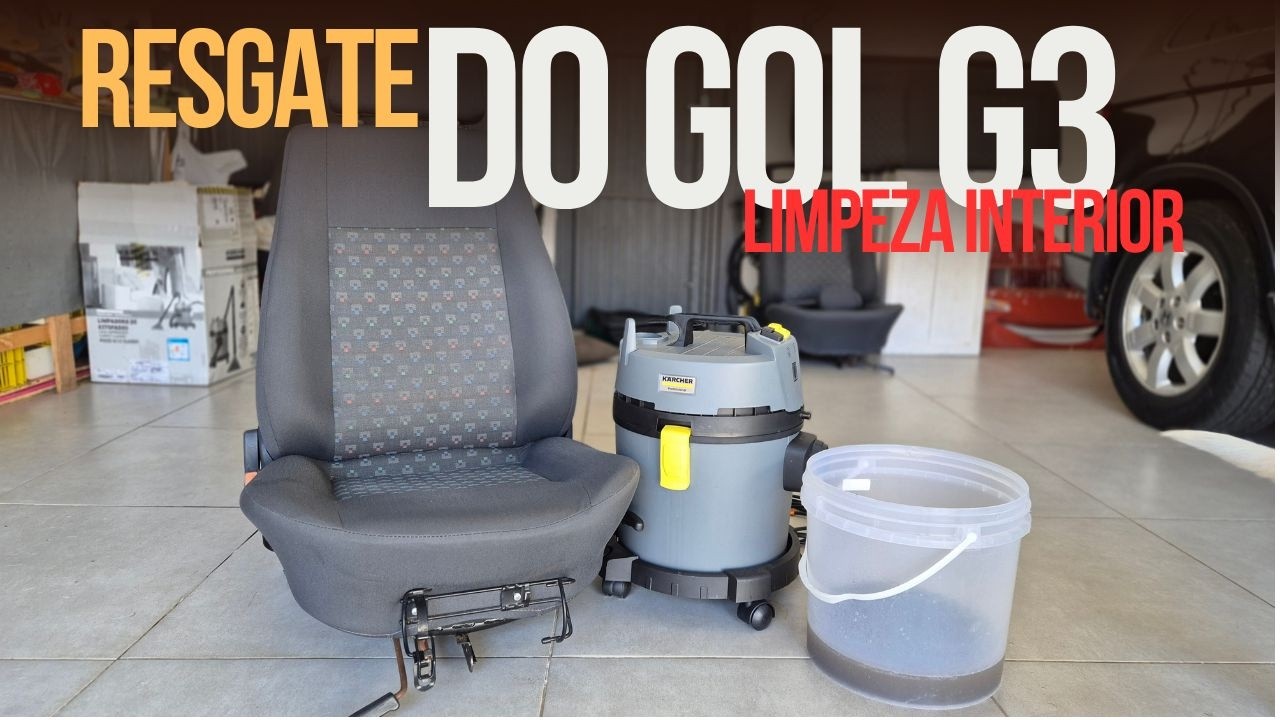 Resgate do Gol 🚿🧽 Limpeza Interior - Parte 3/3