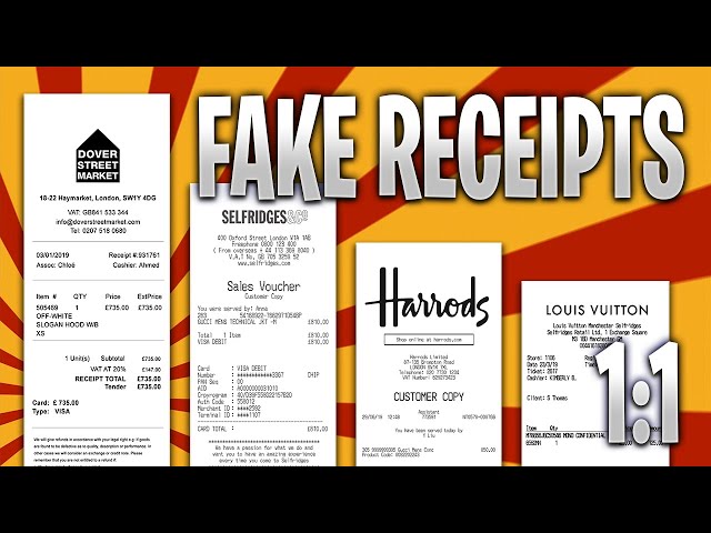 Do you need a fake Louis Vuitton receipt? – expenseFAST