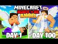 I Survived 100 DAYS as an ANGEL in HARDCORE Minecraft!