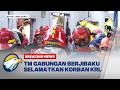 BREAKING NEWS - TIM GABUNGAN TERUS 'PUTAR OTAK' SELAMATKAN KORBAN TERHIMPIT DI KRL