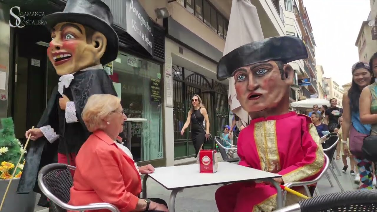 Cabezudos Salamanca . San Juan de Sahagún 2022.