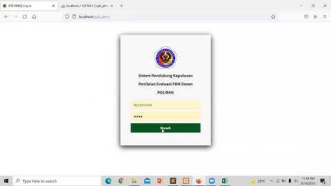 Demo Aplikasi Tugas Akhir 2021