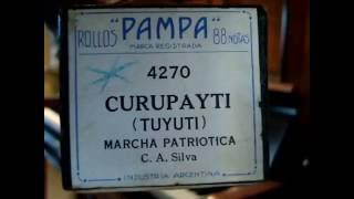Curupayti (Tuyuti) Marcha patriotica Argentina de A. Silva en Pianola x Horacio Asborno desde Viedma