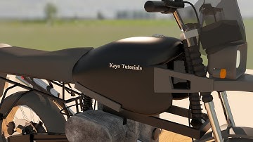 3DsMax Tutorials, Learn 3D Modeling a Bike from Scratch in 3dsMax (Part 15)