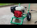 DIY !! Making an powerful pressure washer &amp; home-made BUILD