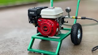 DIY !! Making an powerful pressure washer & home-made BUILD