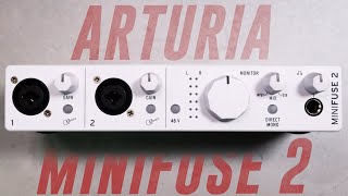 Arturia MiniFuse 2 Interface Review / Explained (vs. 2i2, ID14)