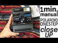 Polaroid 600 onestep closeup  manuel dune minute