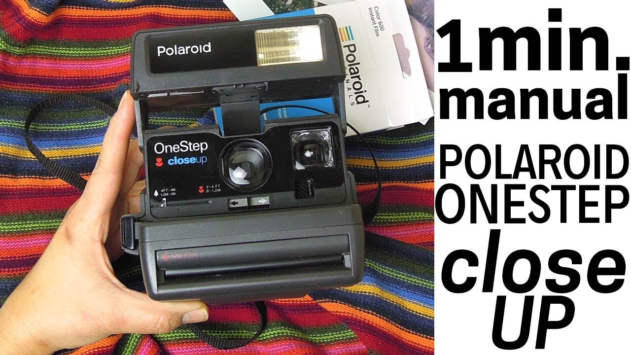Duplication Unravel Bathtub Polaroid 600 ONE-STEP CloseUp - ONE MINUTE MANUAL - YouTube