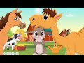 Alice The Camel with farm animals -Preschool Songs for Circle Time