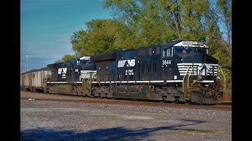 HD: October 2017 Trains w/ CN, BNSF, UP, CSXT, NS, KCS, Heritage Units, & More